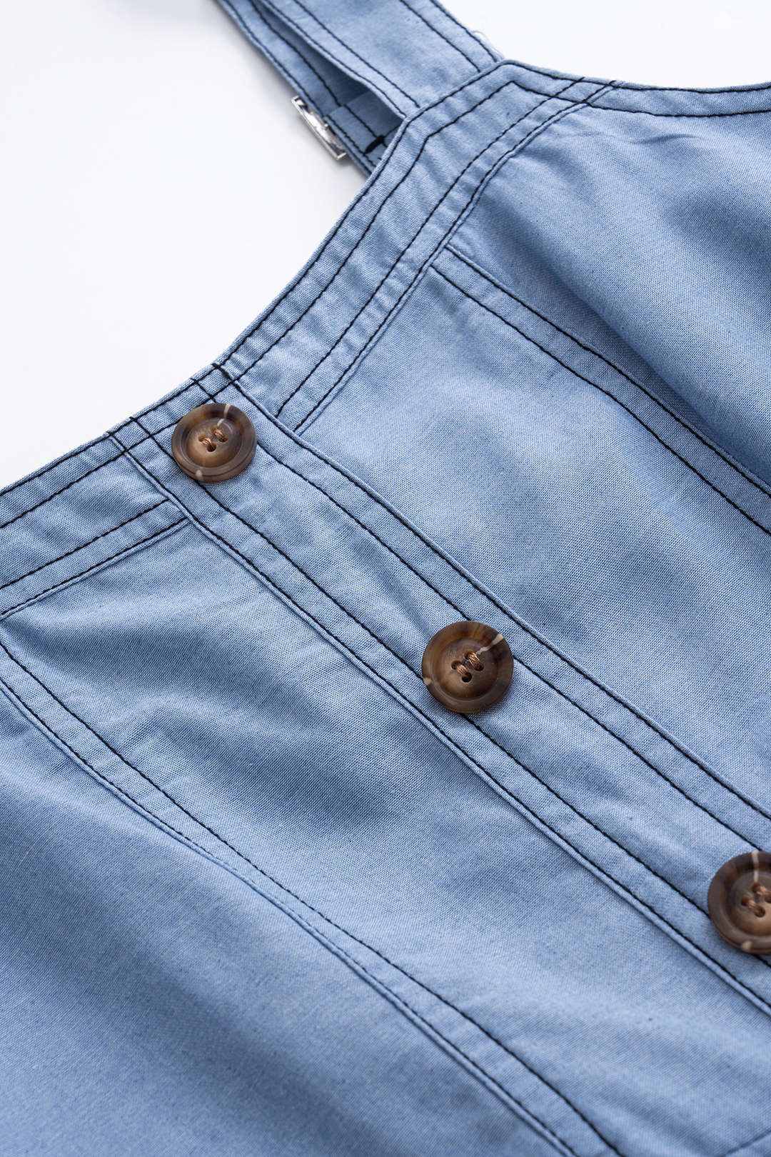 Willow Blue Denim Midi Dress