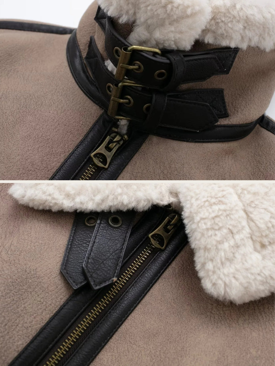 Seraphin Belted Aviator Jacket