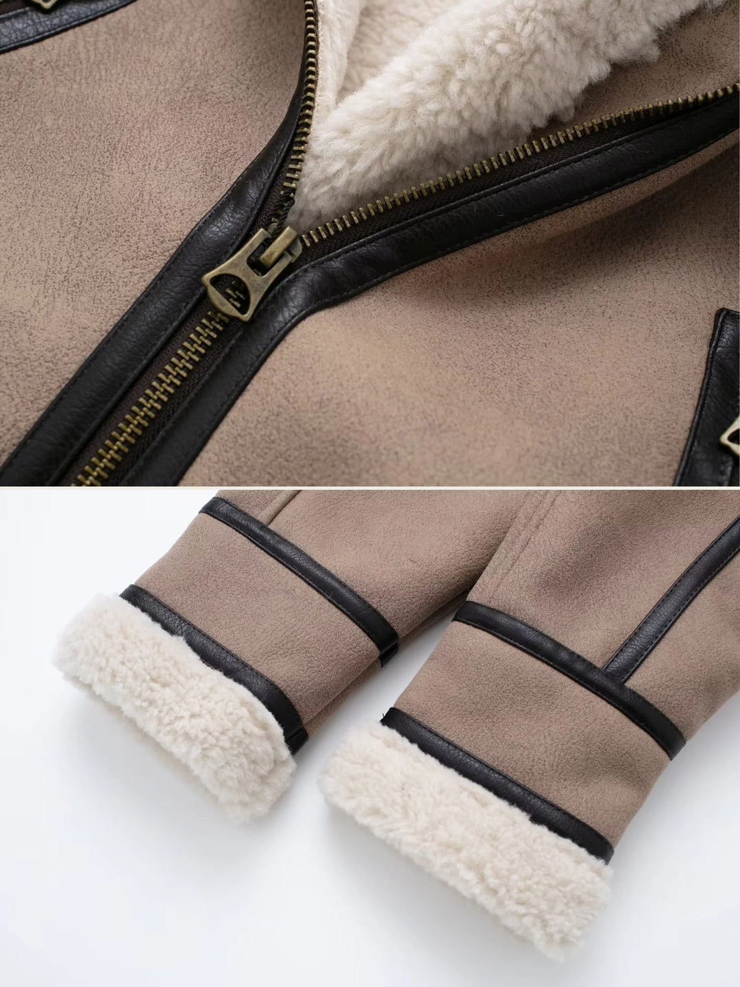 Seraphin Belted Aviator Jacket