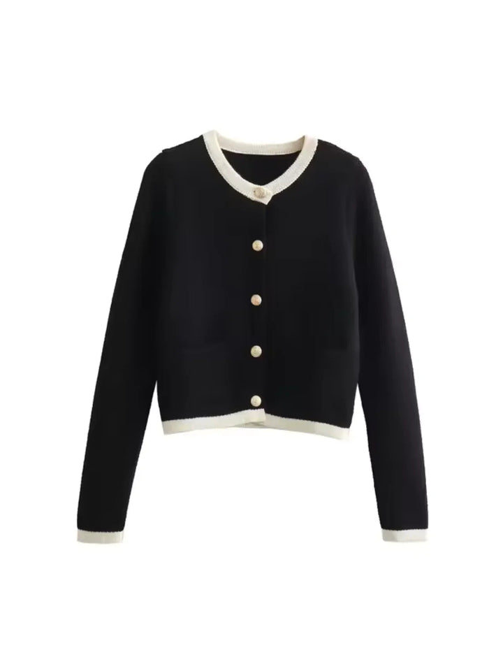 Oldmoney Style Buttoned Knit Cardigan