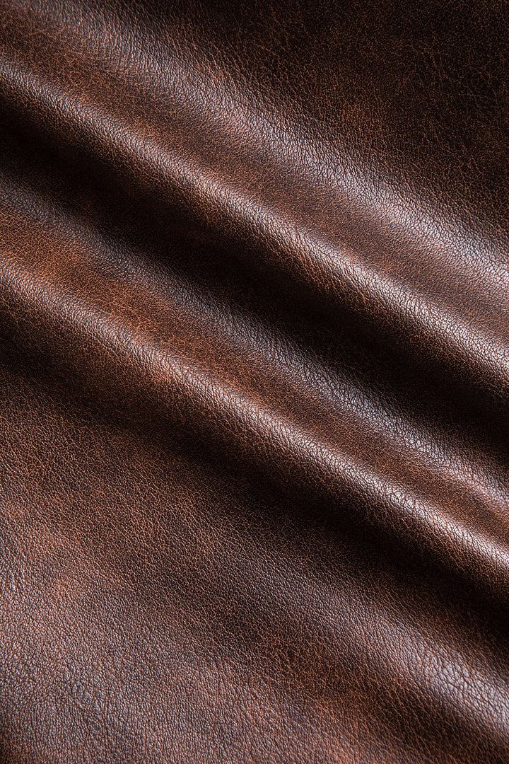 Ridgewood Vintage Faux Leather Zip Jacket And Skirt