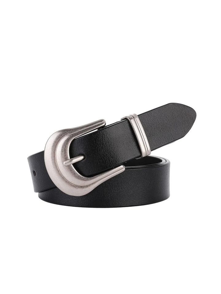Always Elegant Distressed Cowhide Belt