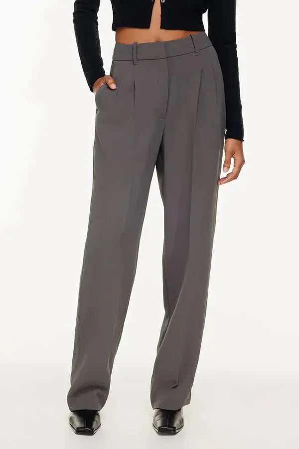 Seabourne Pleated Wide-Leg Pants