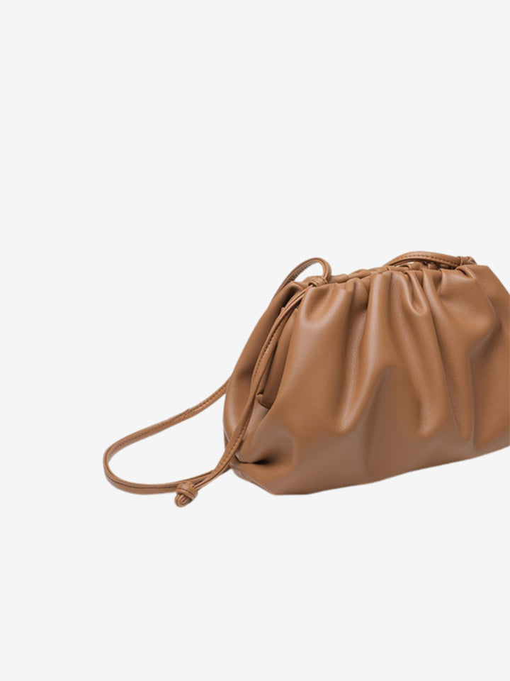 Vienna Ruched Drawstring Shoulder Bag