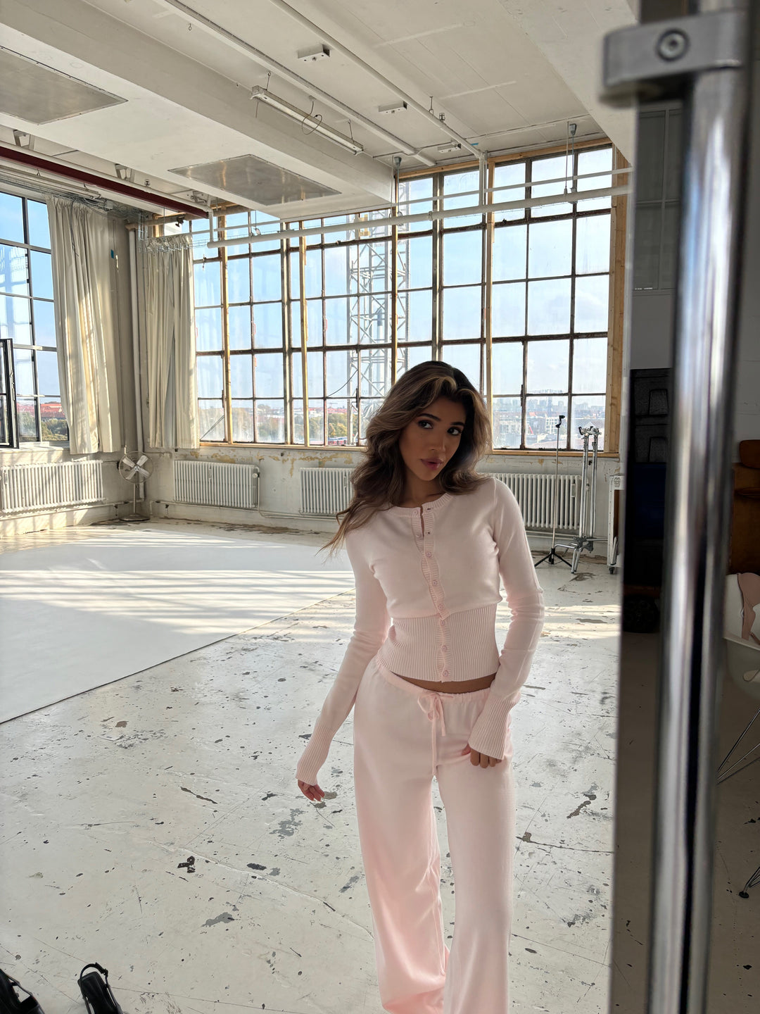 Knit Cardigan - light pink