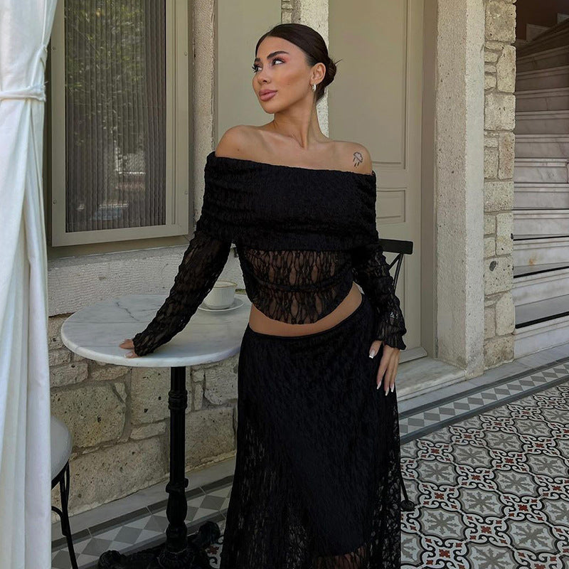 Seraphina Off-Shoulder Lace Top