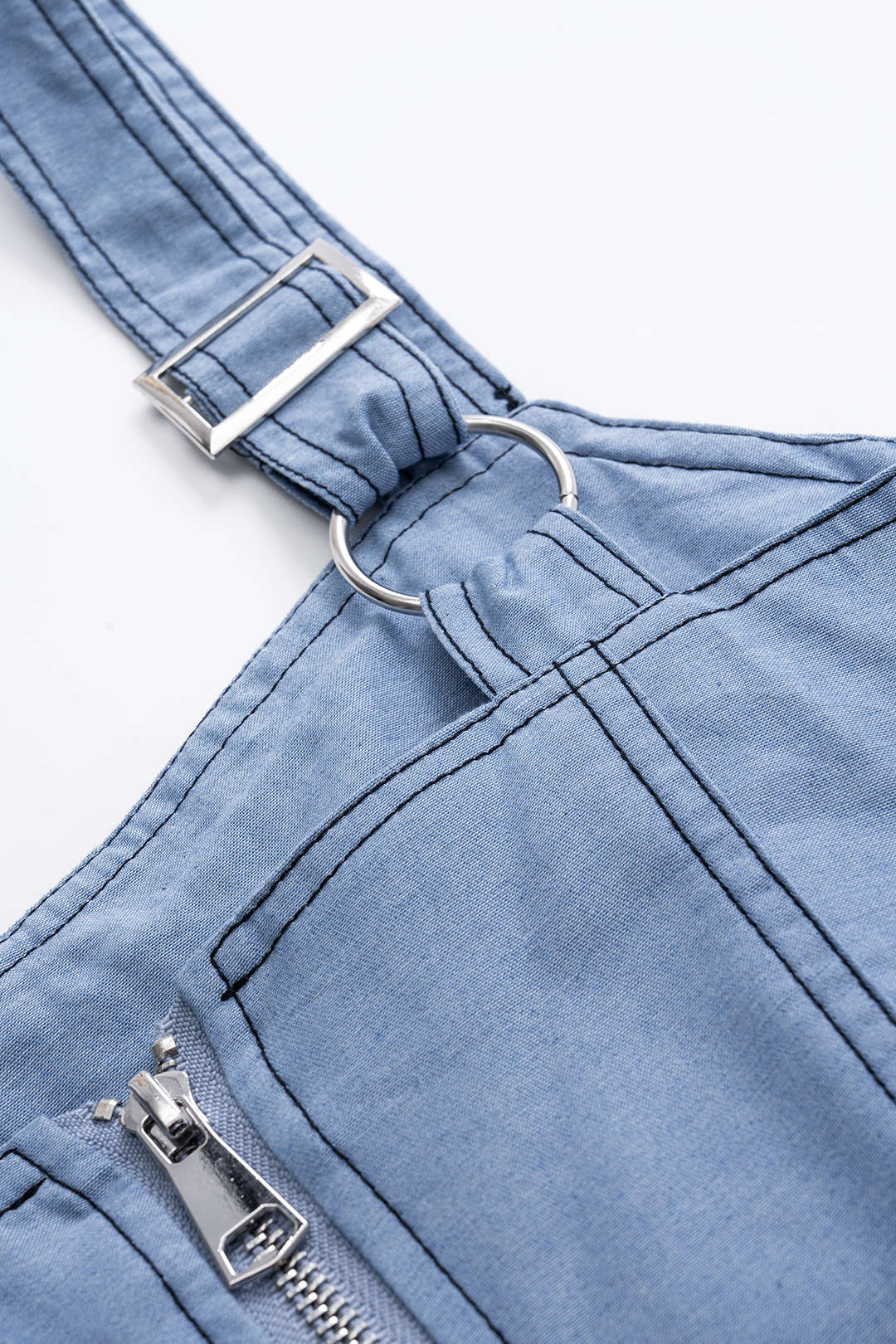 Willow Blue Denim Midi Dress