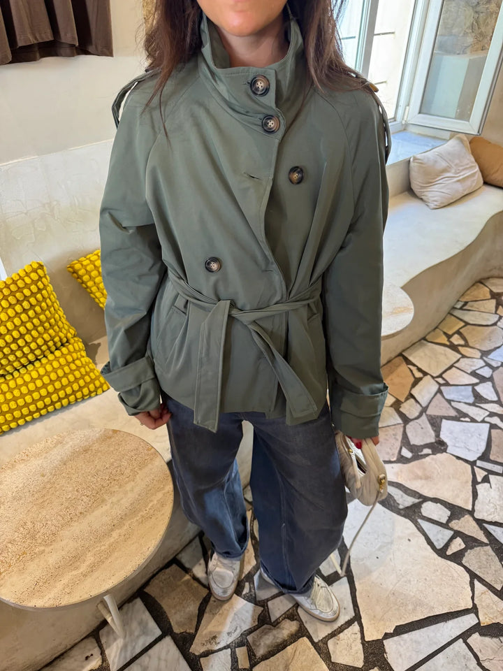 Alden Trench Coat - Khaki