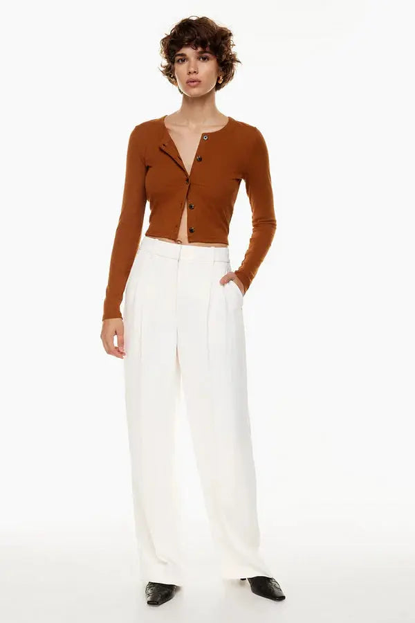 Seabourne Pleated Wide-Leg Pants