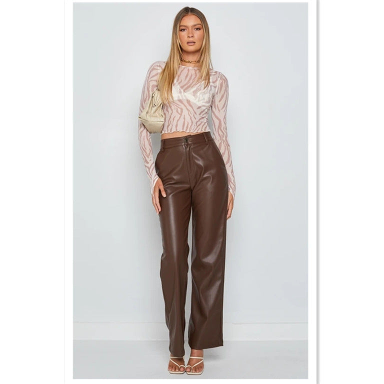 Canyon Road Faux Leather Pants
