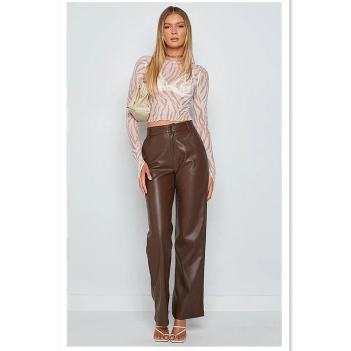 Canyon Road Faux Leather Pants