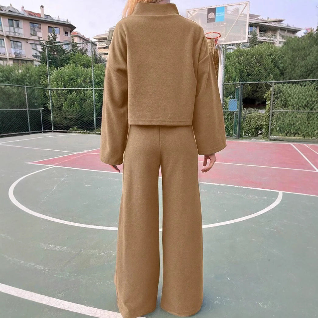 Downtime Luxe Wide-Leg Lounge Set