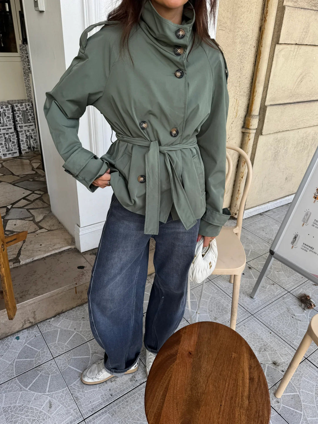 Alden Trench Coat - Khaki