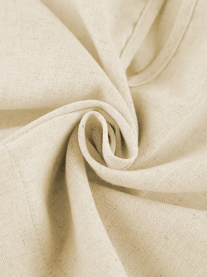 Always Chic Linen Two Piece Wide Leg Pants Set