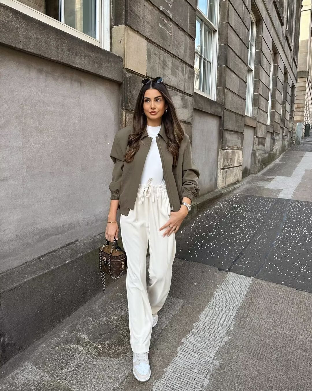 Sloane Zip-Up Bomber Jacket