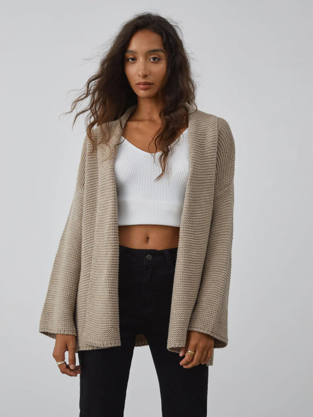 Sierra Dunes Knit Belted Cardigan