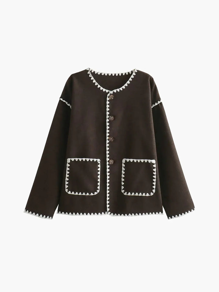 Keep the Warm Essential Contrast Trim Coat