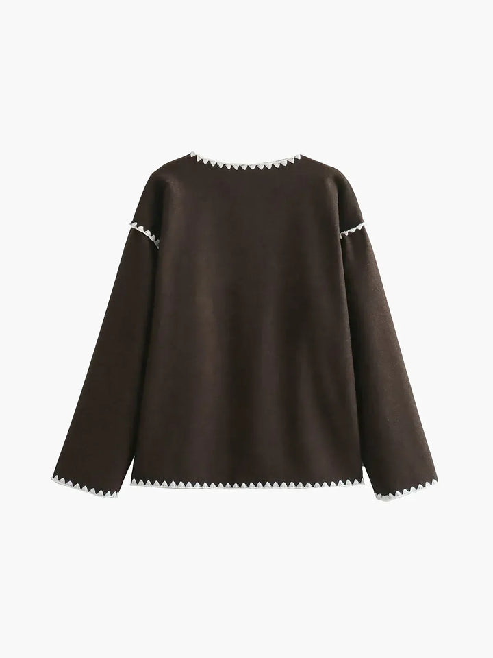 Keep the Warm Essential Contrast Trim Coat