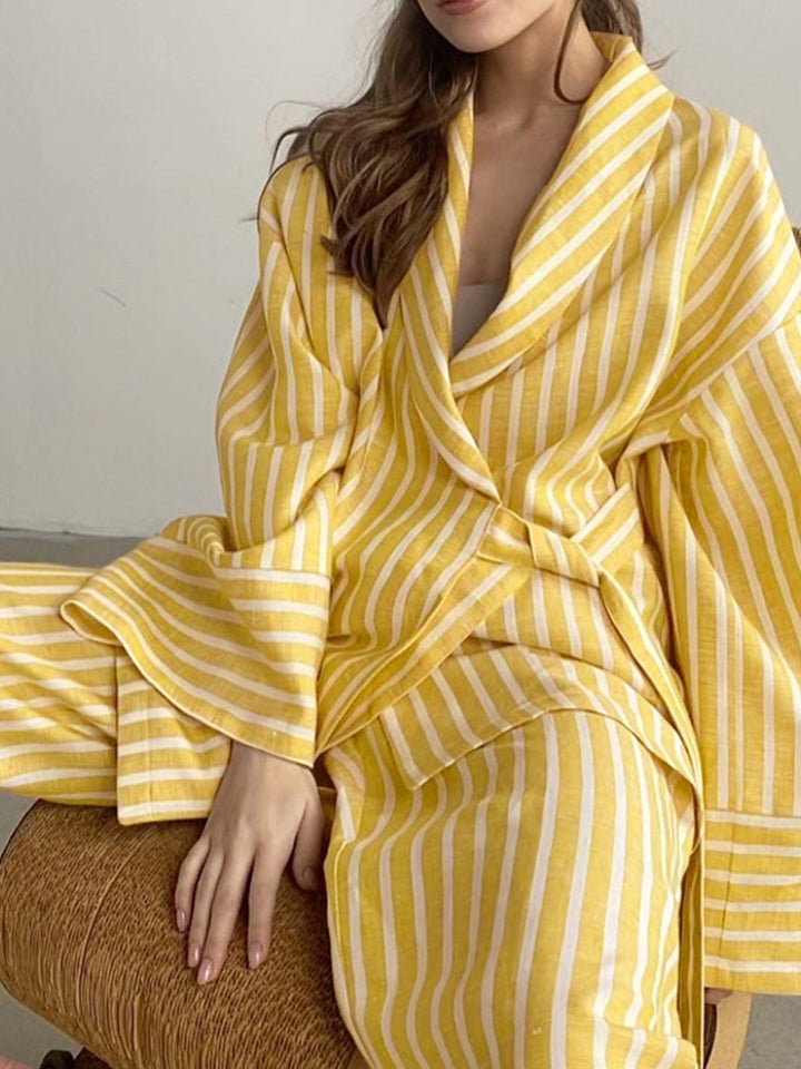 Limoncello Lounge Stripe Set