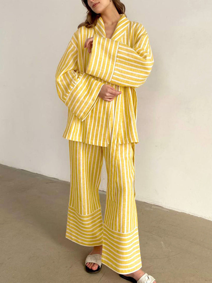 Limoncello Lounge Stripe Set