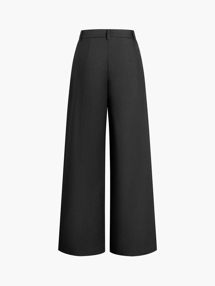 Thea High-Waisted Wide Leg Trousers