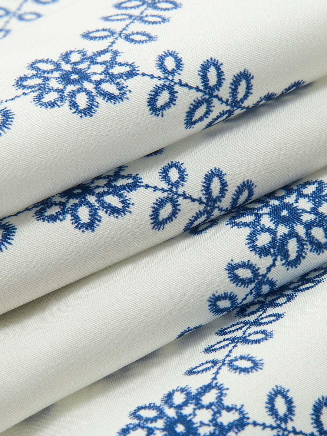 Santorini Breeze Embroidered Two-Piece Set