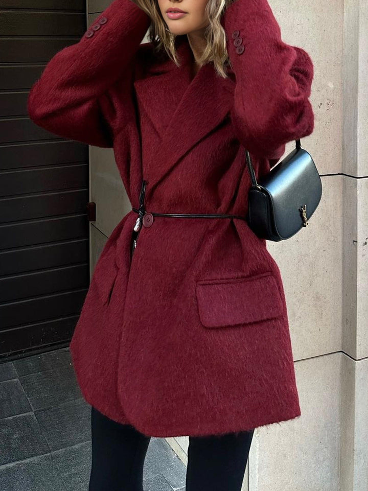 Vesper Tailored Wool Belted Coat