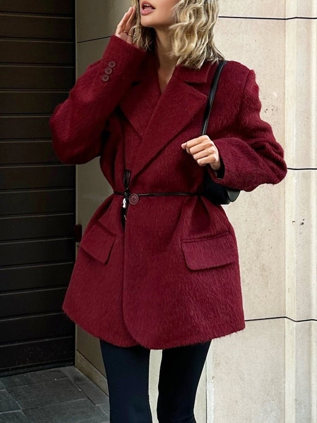 Vesper Tailored Wool Belted Coat