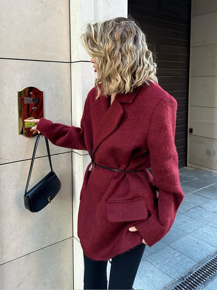 Vesper Tailored Wool Belted Coat