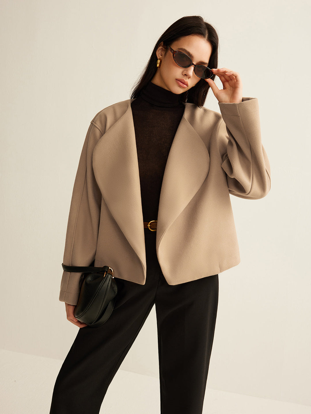Aria Draped Coat