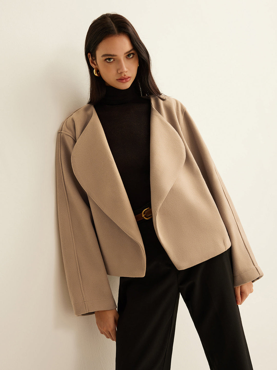 Aria Draped Coat