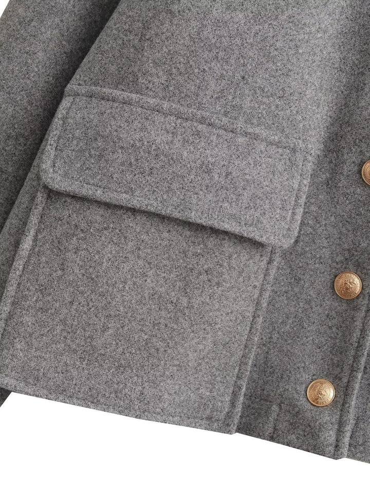 Cambridge Tailored Wool Cropped Jacket