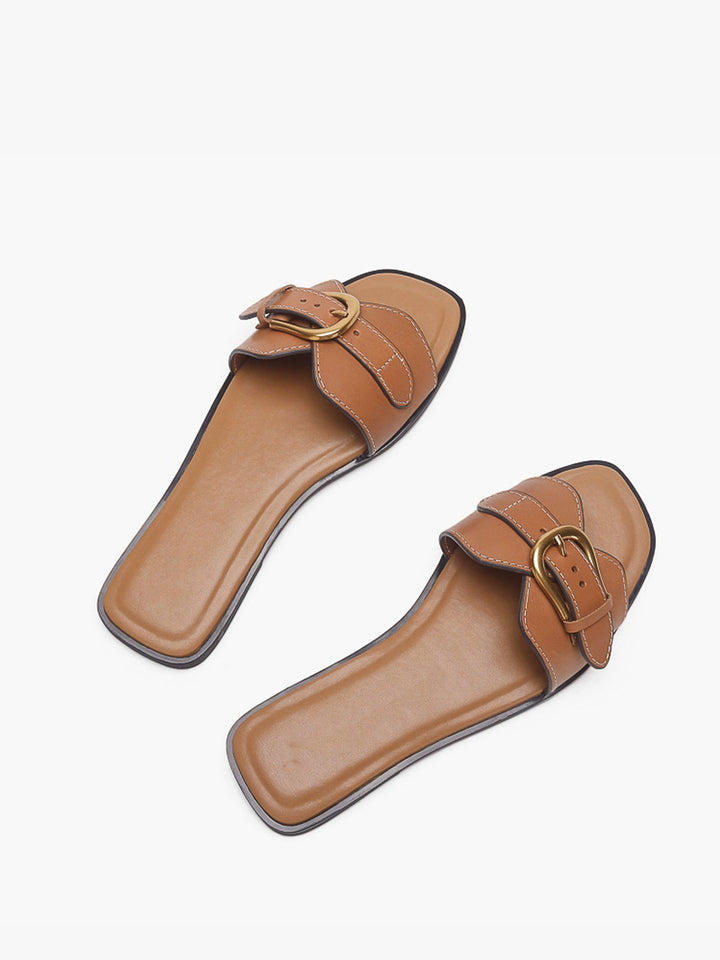 Coco Buckle Slide Sandals
