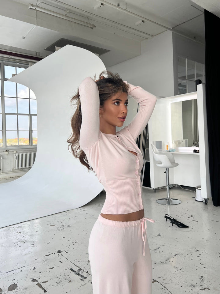 Knit Cardigan - light pink