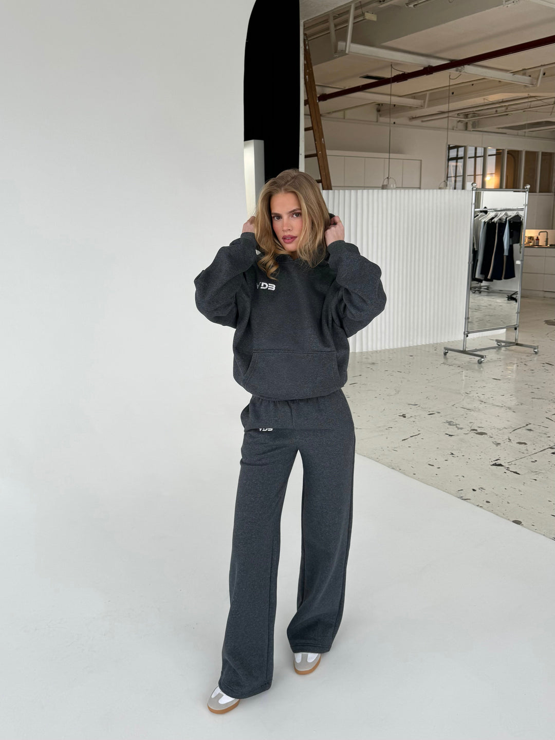 VDB Hoodie - dark gray melange