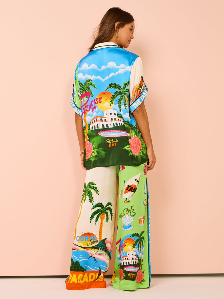 Tropicana Postcard Two-Piece Set