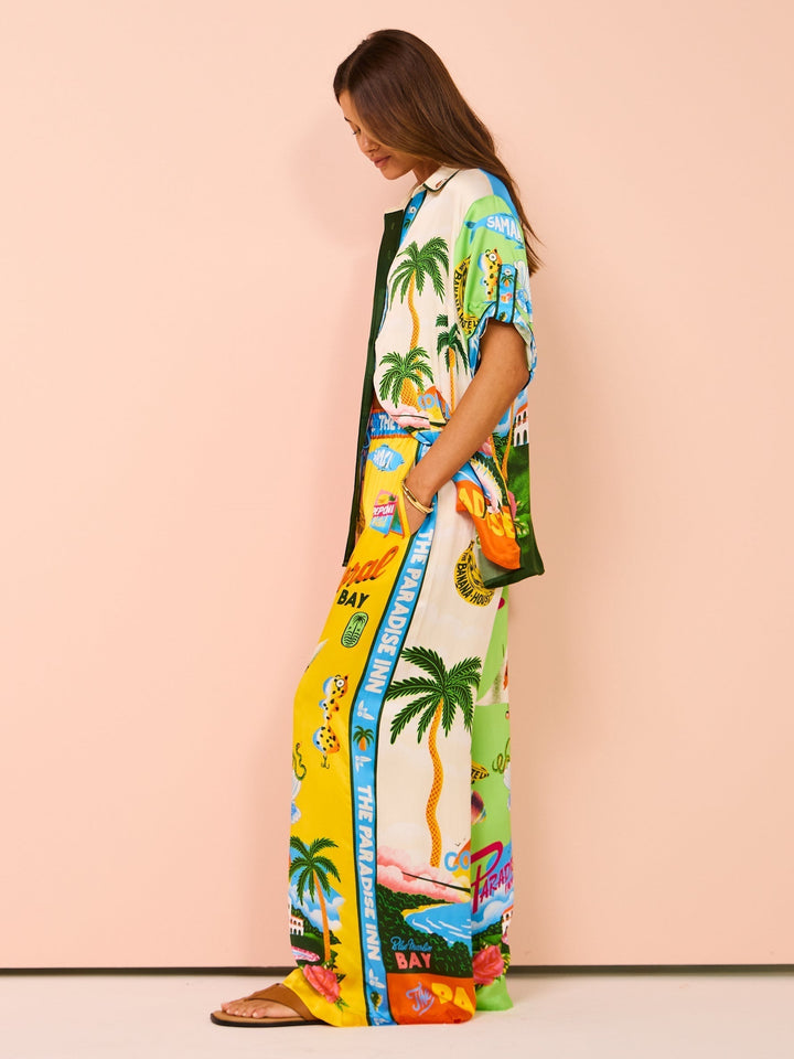Tropicana Postcard Two-Piece Set