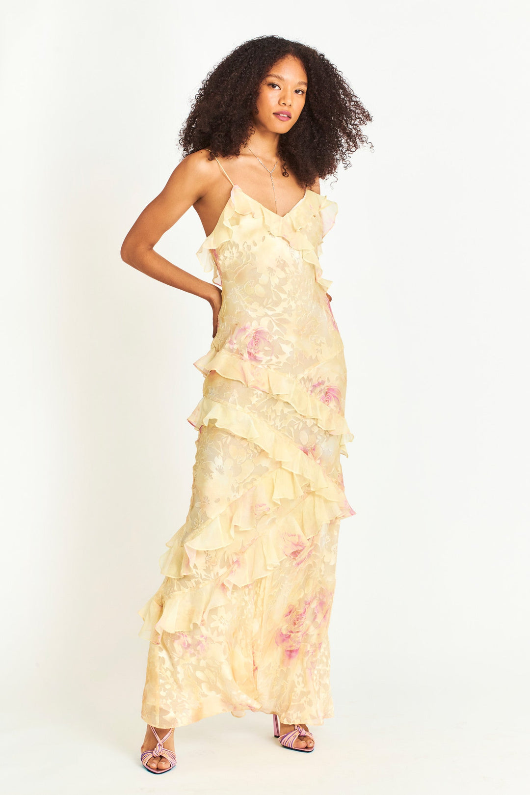 Margaux - Ruffle Maxi Dress