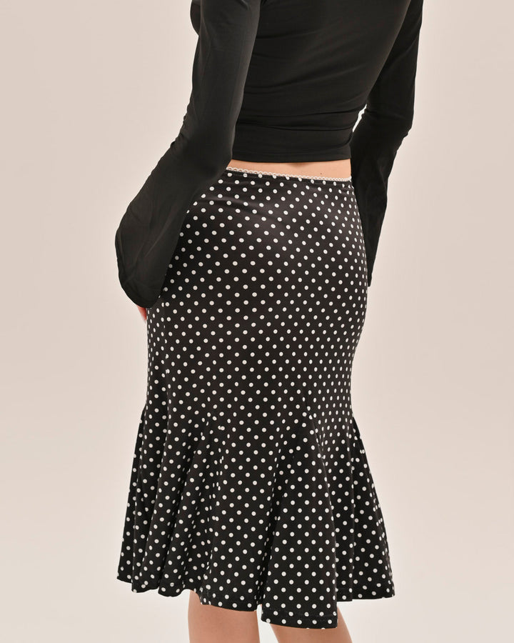 Zeïa Midi Skirt - Polka dots