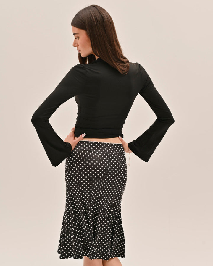 Zeïa Midi Skirt - Polka dots