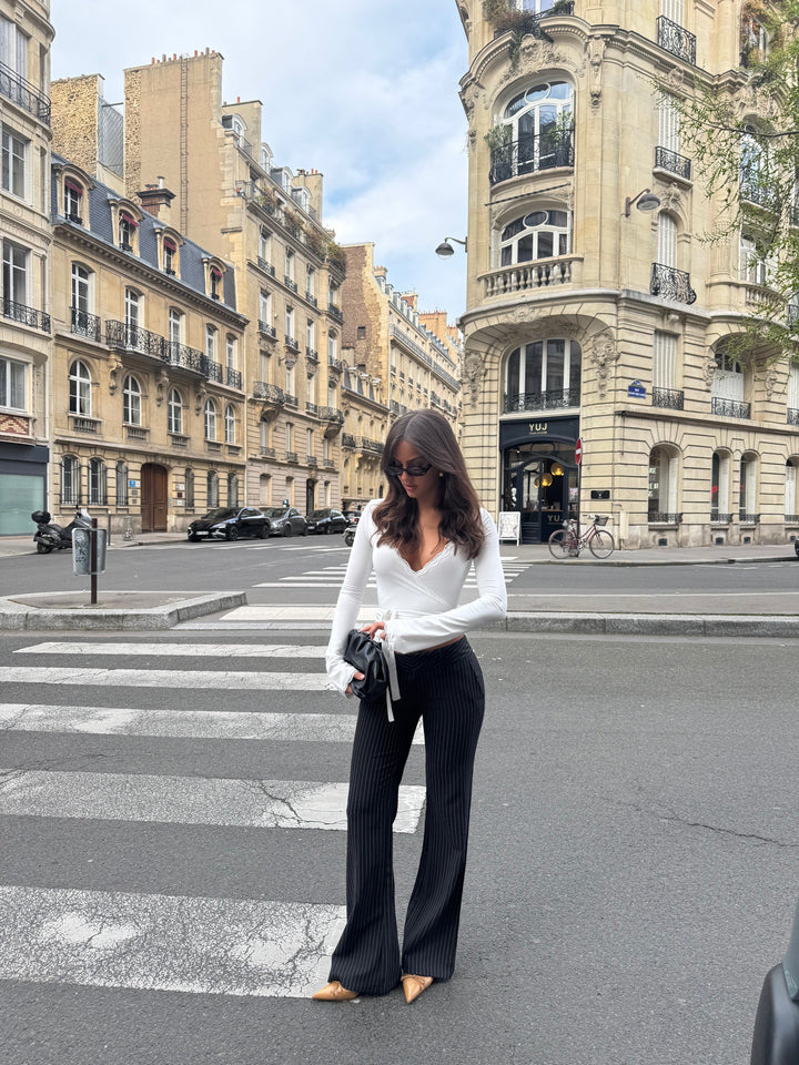 Ballerina basic top - white