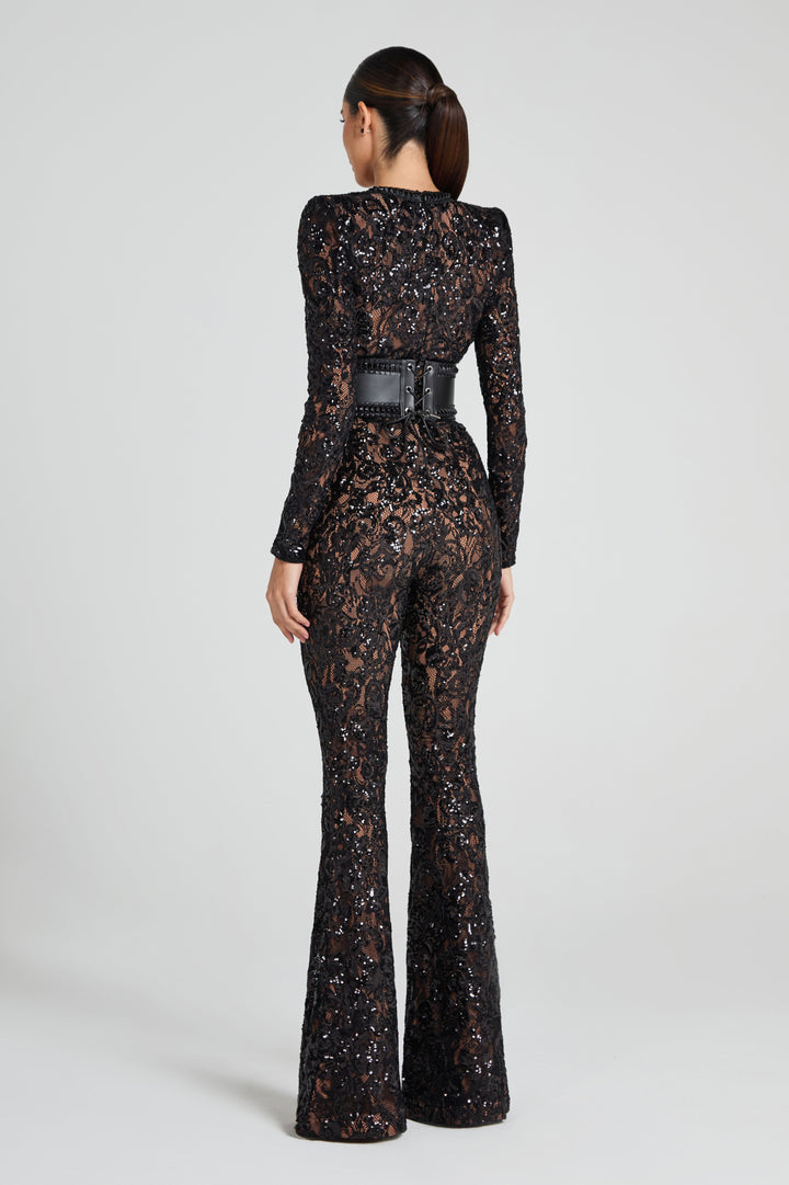 Noir Siren Lace Jumpsuit