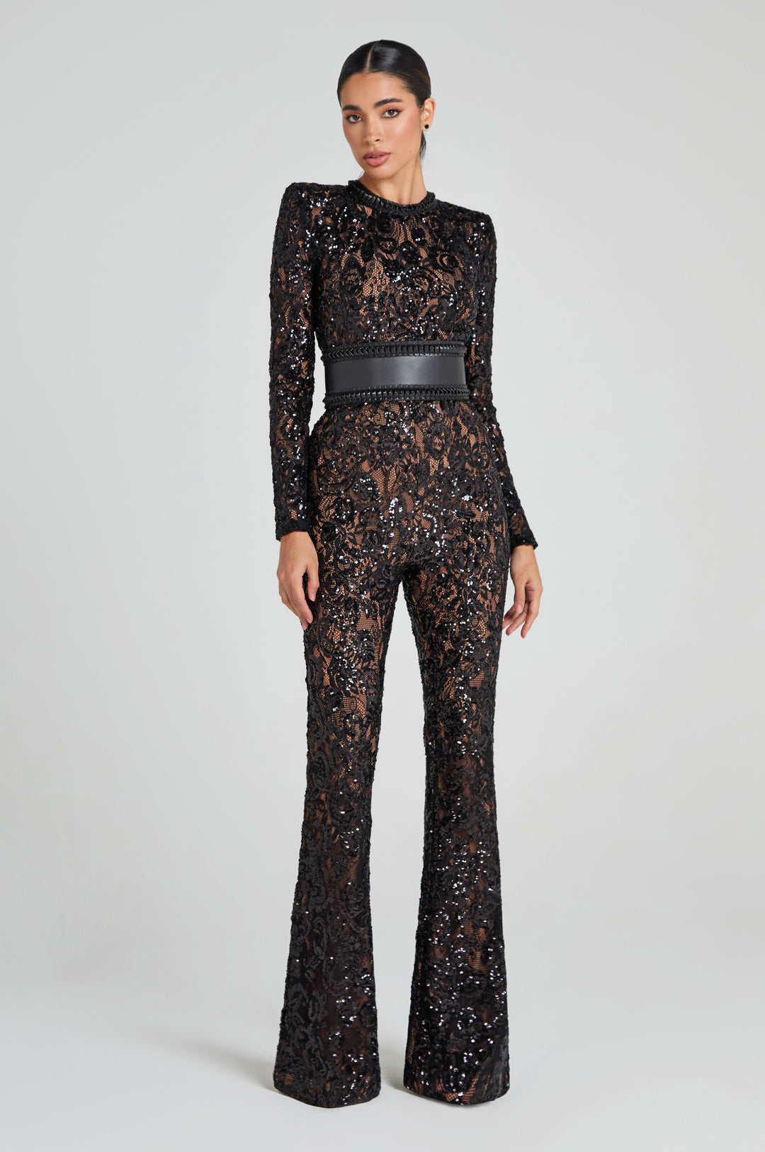 Noir Siren Lace Jumpsuit