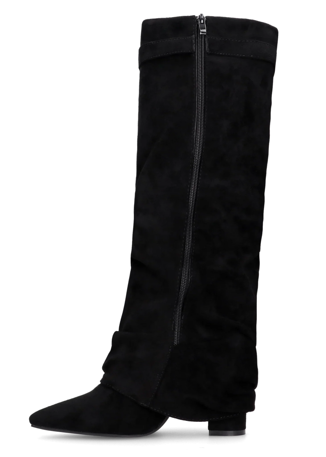 Lavista Slouchy Suede knee high boots - Black