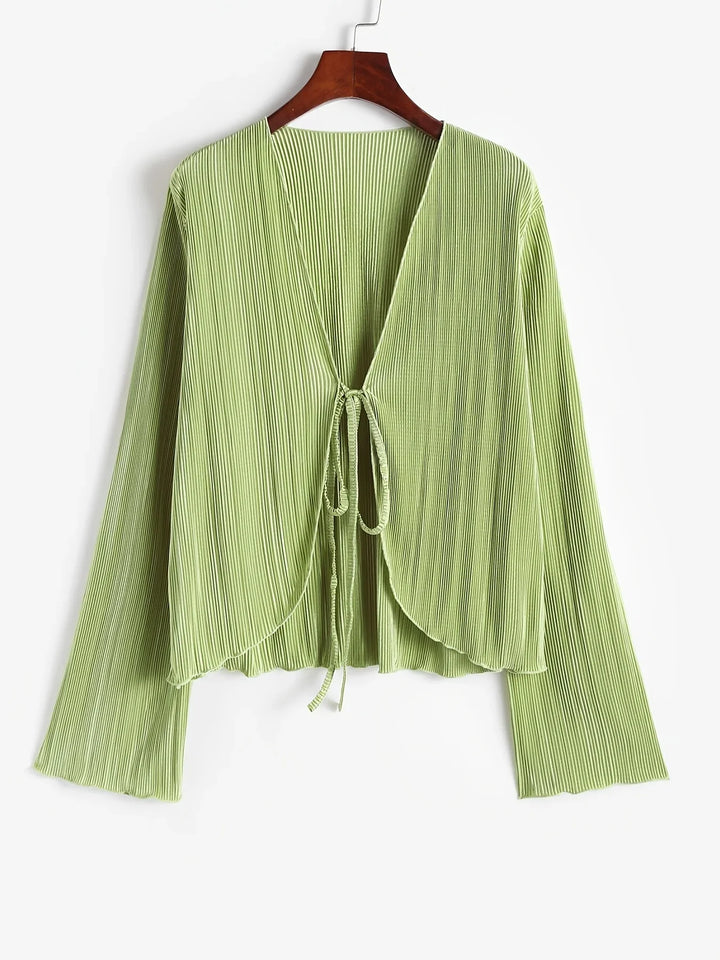 Solace Tie Front Blouse