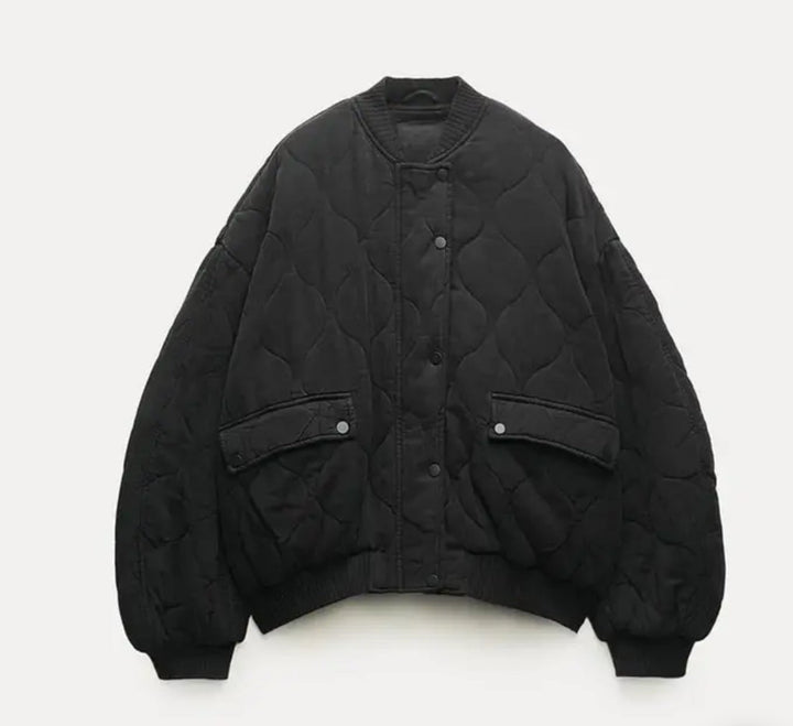 Stonefield Quilted Bomber Jacket