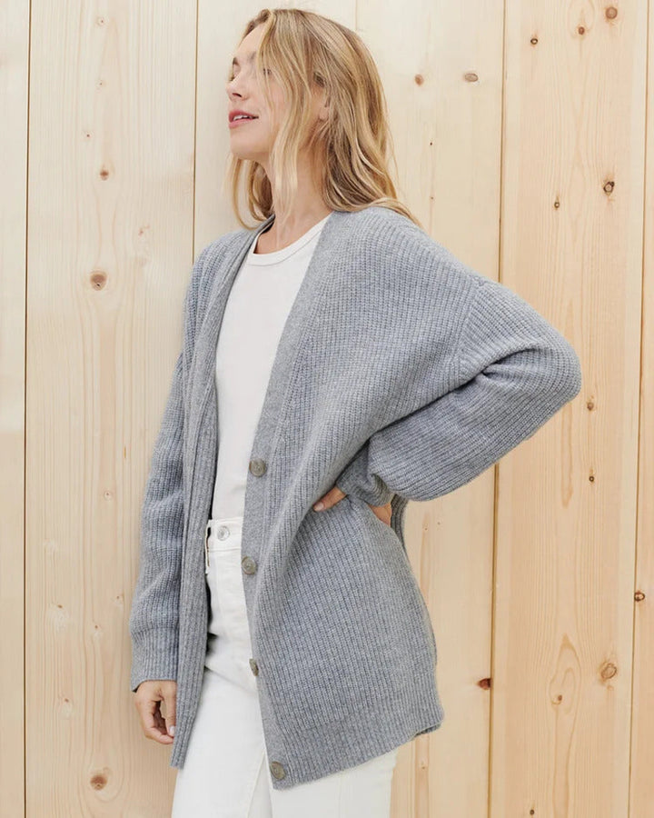 Saltair Ribbed Button Cardigan