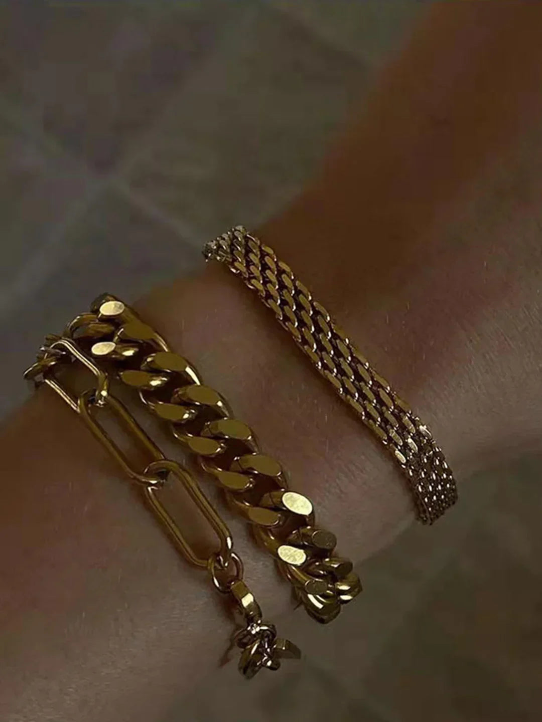 Vintage Mesh Golden Bracelet