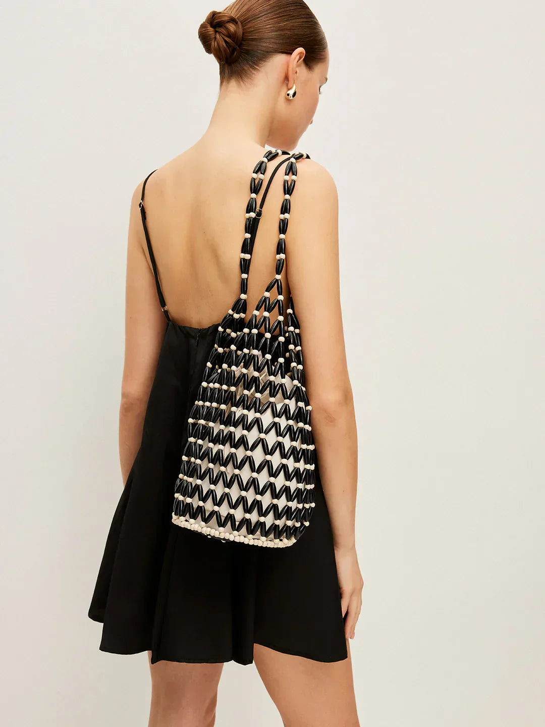 Special Design Woven Bead Tote Bag