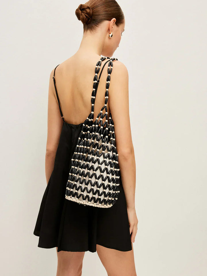 Special Design Woven Bead Tote Bag